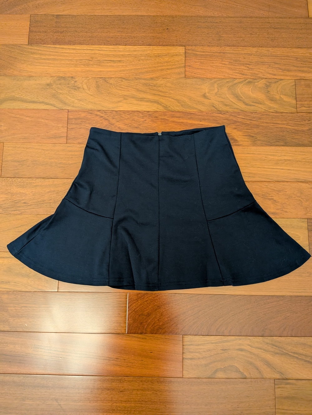 Classic Black Flared Women's Skirt